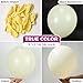 Bezente Pastel Yellow Latex Party Balloons 100 Pack 12 inch Round Helium Light Yellow Balloons for Easter Birthday Bridal Shower Wedding Sunflower Party Decorations - Image 4