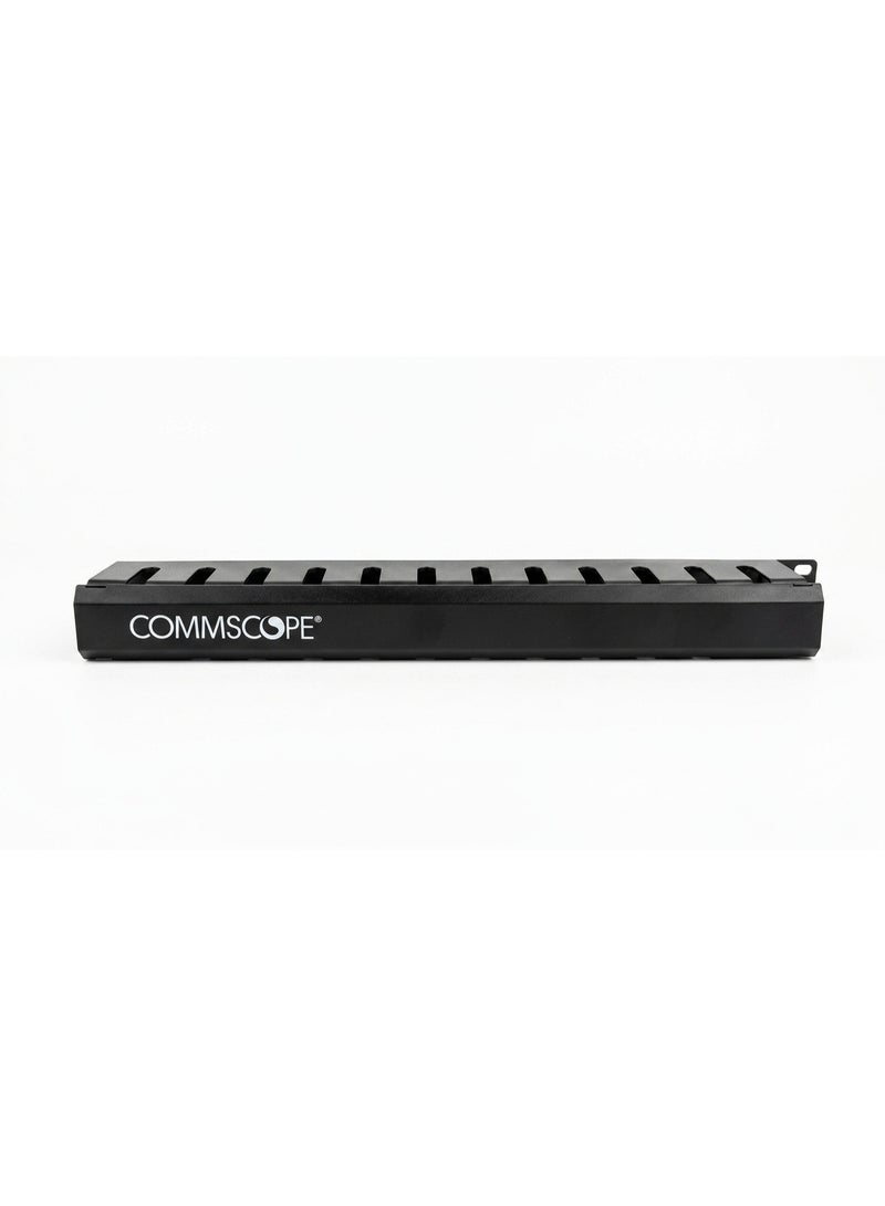 Commscope Cable organizer metal for racks CommScope 19-Inch Horizontal Cable Management Rack Panel for Network & Server CabinetsCommScope 19-Inch Horizontal Cable Management Rack Panel for Network & Server Cabinets - Image 1