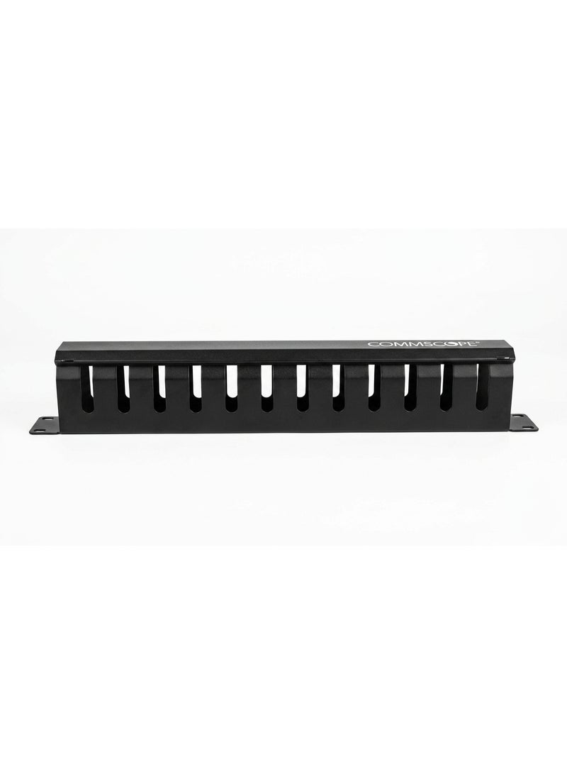Commscope Cable organizer metal for racks CommScope 19-Inch Horizontal Cable Management Rack Panel for Network & Server CabinetsCommScope 19-Inch Horizontal Cable Management Rack Panel for Network & Server Cabinets - Image 3