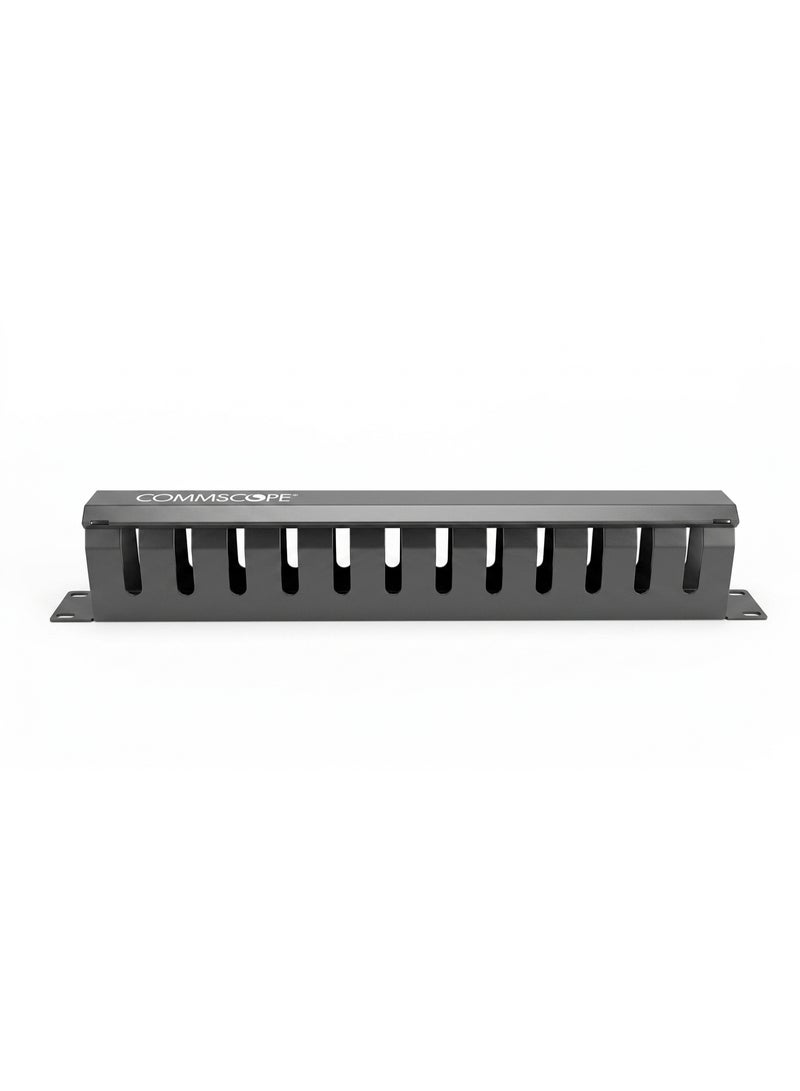Commscope Cable organizer metal for racks CommScope 19-Inch Horizontal Cable Management Rack Panel for Network & Server CabinetsCommScope 19-Inch Horizontal Cable Management Rack Panel for Network & Server Cabinets - Image 5