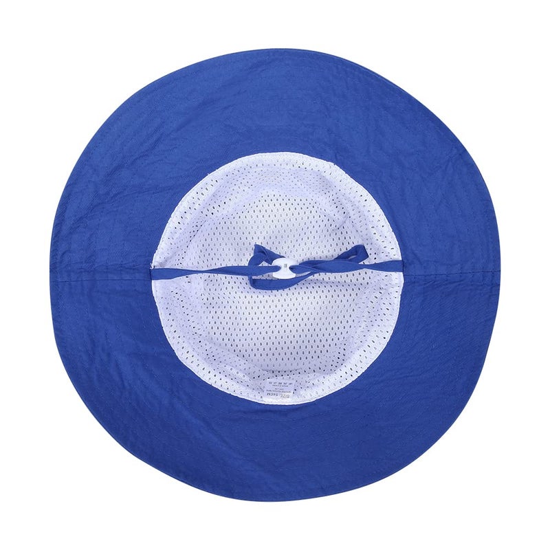 MaxNova Toddler Sun Hat 6-12 Months,12-24 Months 2pack Smile Face Royal Blue/Grey - Image 5