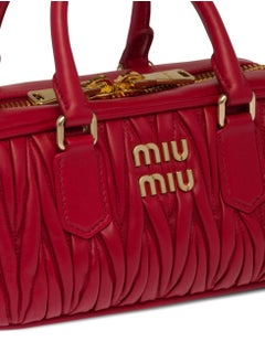 Miu Miu Small Arcadie Top Handle Bag in Matelassé Nappa Leather Crossbody Shoulder  - Image 5