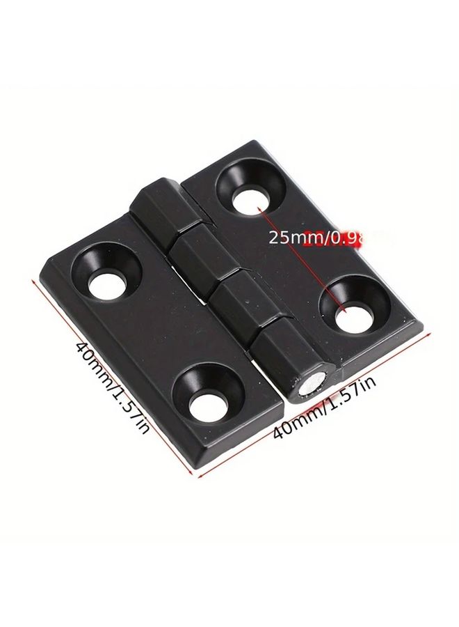 40X40 Silver Zinc Alloy Hinges For Aluminum Distribution Box Electrical Cabinet Door - Image 5