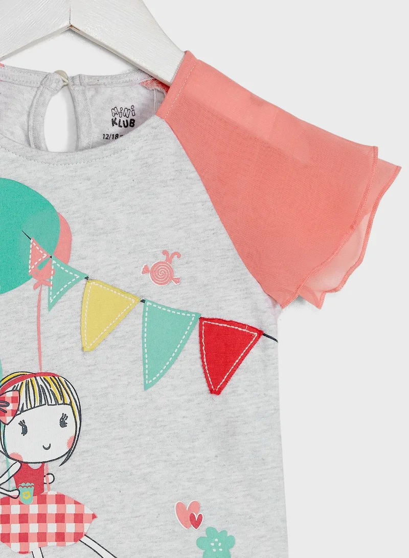 MINIKLUB Kids Graphic Top