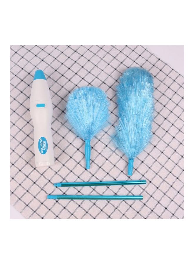 NIBEMINENT Electric Duster Tool Brush Blue 30 x 10 6cm - Image 2