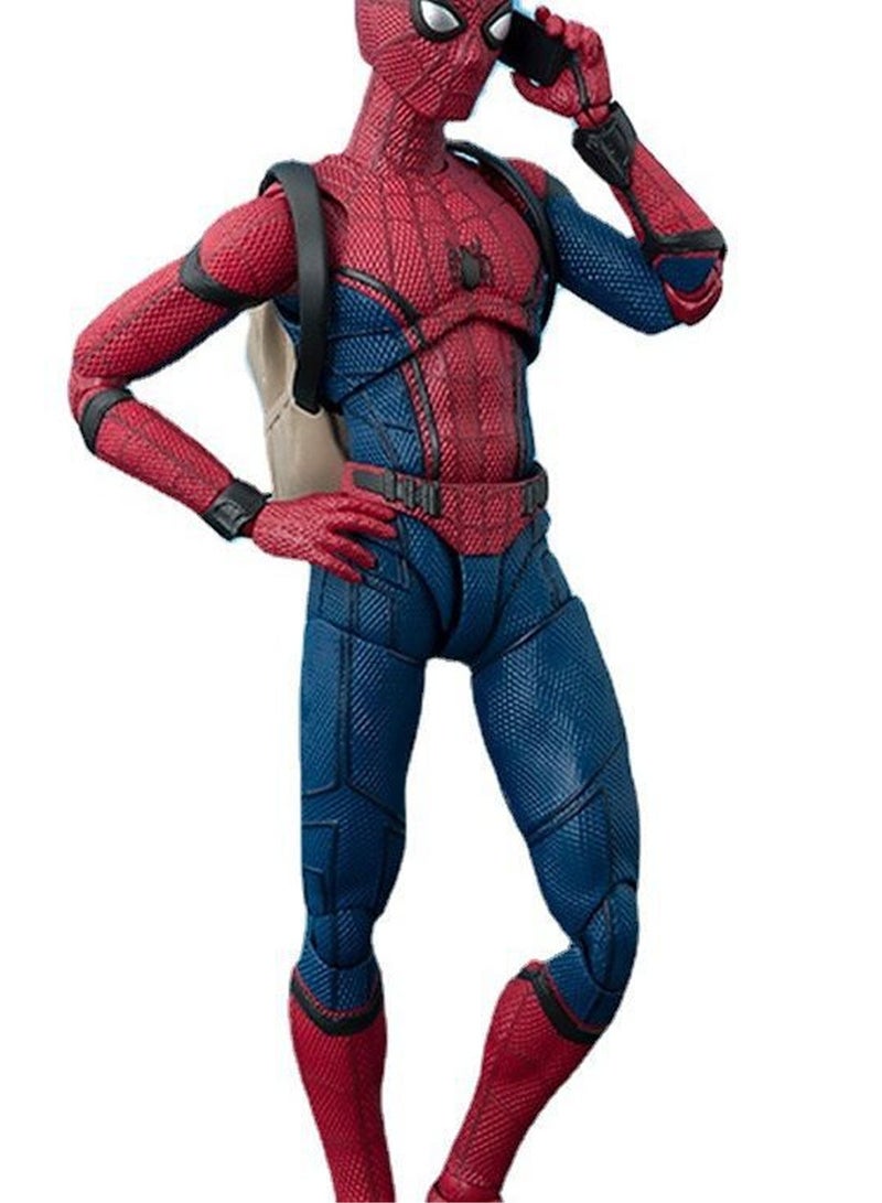Boxed Spider Hero Little Bug Back to School Backpack Spider-Man Action Figure Hand-made Model  - Image 1