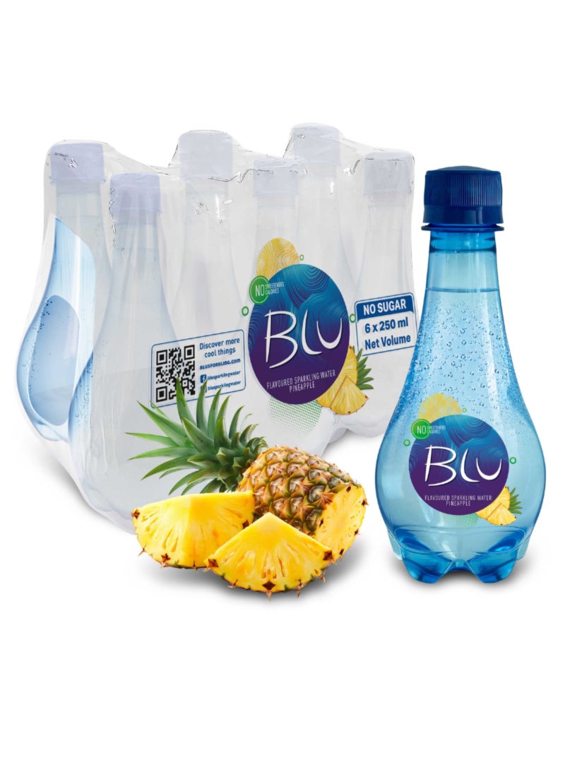Blu Pineapple Sparkling Water - Zero Sugar - Image 1