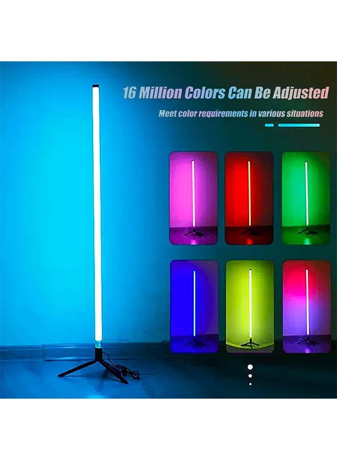 HaHaHai RGB LED Corner Floor Lamp, Smart Remote Control Floor Lamp, Ambiance Wall Corner Floor Lamp, 43 inch LED Corner Floor Lamp with APP and Remote Control,  RGB Corner Floor Lamp with Dimmable Music Sync Timer, Suitable for Reading, Living Room, Bedroom and Office - Image 5