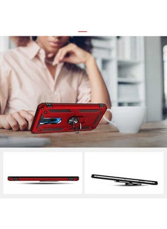 FUJİMAX FUJIMAX Xiaomi Poco X2 Case Ring Phone Case with Armor Feature Special for Horizontal and Vertical Use  - Image 4