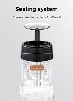 Generic New Manual Portable Espresso Machine For Coffee Brew And Milk Foamer 120ML  - Image 5