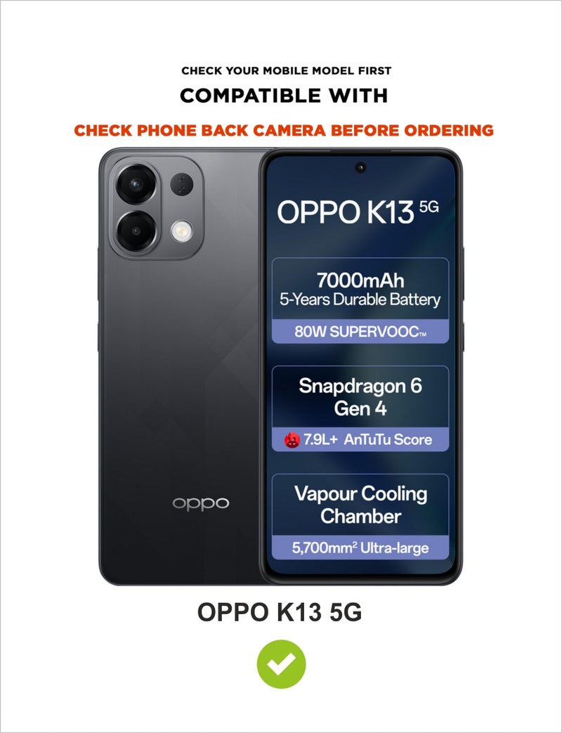 SBMS Silicone Back Cover Case for Oppo K13 5G | Soft Micro-Fibre Lining Inside | Camera Protection Bump | Shockproof Back Cover Case for Oppo K13 5G (Black) - Image 5