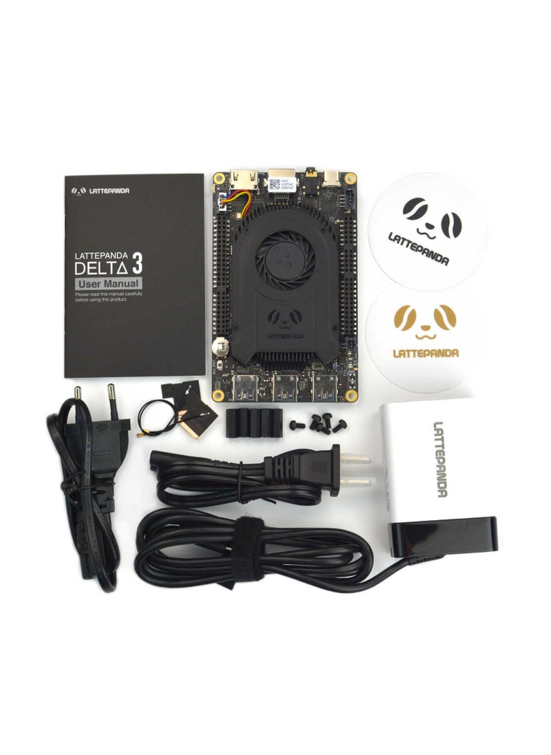 LattePanda LattePanda 3 Delta 864-Pocket-Sized Windows 10 & 11/Linux Single Board Computer with Intel Celeron N5105, 8GB RAM+64GB eMMC, Wi-Fi 6(2.4G/5G), Dual M.2 Expansion and Dual 4K@60Hz Video Output  - Image 2