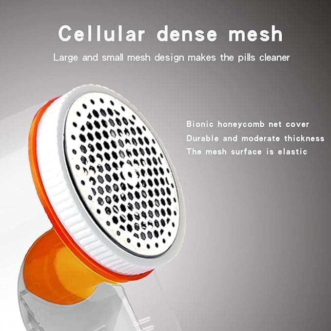 Marita Marita Lint Remover Fabric Brush Rechargeable for Woolen Sweaters Clothes Shirts Jackets Burr Remover Pill Remover from Carpets Curtains Multicolour - Image 4