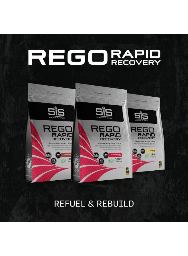 SIS Rego Rapid Recovery | 21g Vegan Protein | 22g Carbohydrates | 2.5g Leucine | 15 Vitamins & Minerals | Plant Based Protein Powder | Chocolate Flavour | 30 Servings | 1.5kg - Image 5