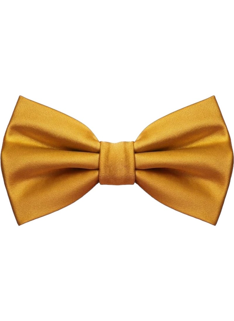 Trenderrs Men's Solid Color Satin Bow Tie  - Image 2