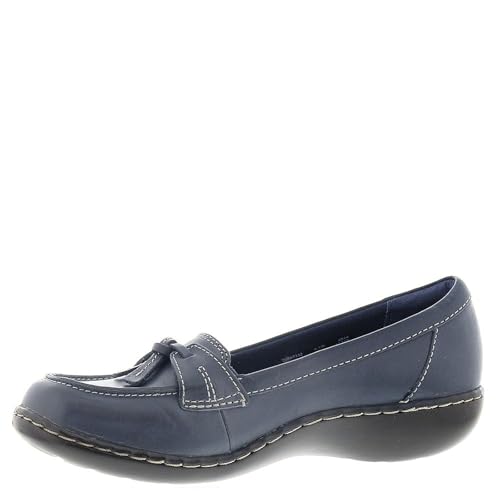 clarks حذاء كلاركس النسائي أشلاند بابل لوفر، أزرق داكن، 12 عريض - Image 5