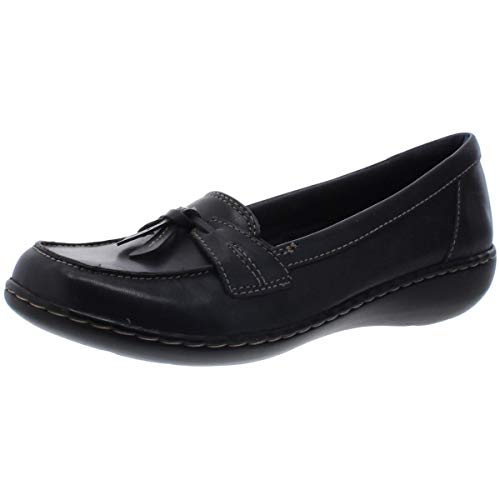 clarks حذاء كلاركس النسائي أشلاند بابل لوفر، أزرق داكن، 12 عريض - Image 1