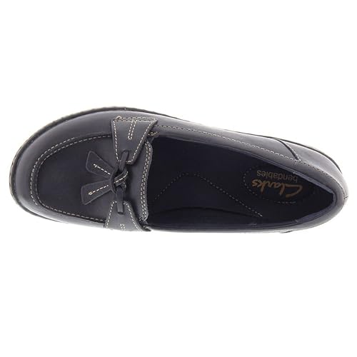 clarks حذاء كلاركس النسائي أشلاند بابل لوفر، أزرق داكن، 12 عريض - Image 3