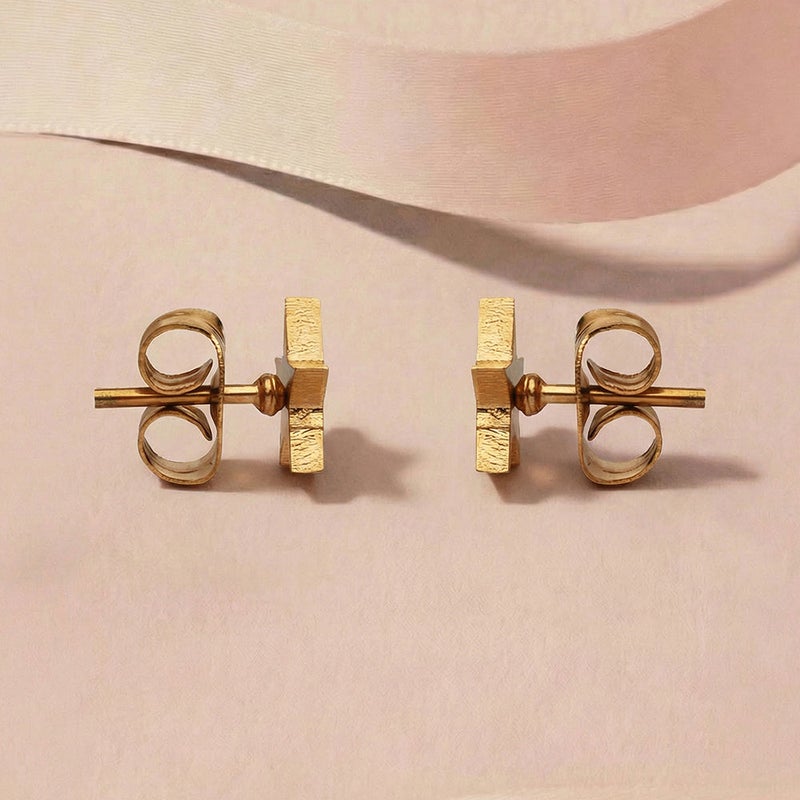 PALMONAS Mini Star Stud Earrings for Women | 18K Gold Plated, Waterproof & Anti-Tarnish - Image 3