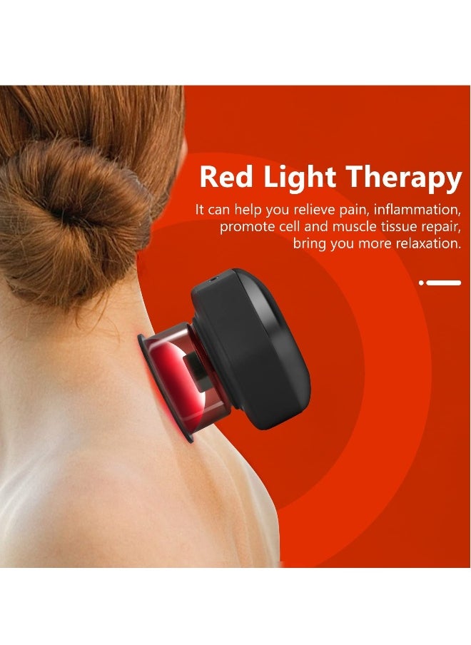 Generic Smart Dynamic Cupping Therapy Set, Remote Control Cupping Set with Red Light Therapy for Pain Relief, Recovery, Smart Cupping Therapy Massager with 3 Mode, 16 Level Temperature and Suction  - Image 3
