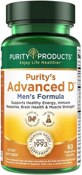 Purity Products Purity's Advanced D Men's Formula 60 Vegetarian Capsules - Image 1