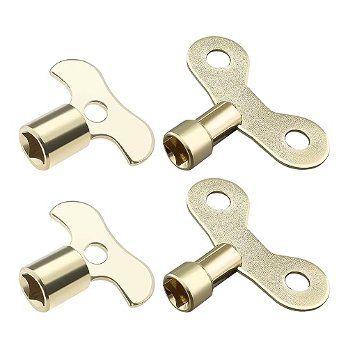 Create idea 4PCS Faucet Key Radiator Valve Key 6mm 7mm Water Tap Knob Switch Multi-Functional for Factory Garden Public Place Home - Image 1