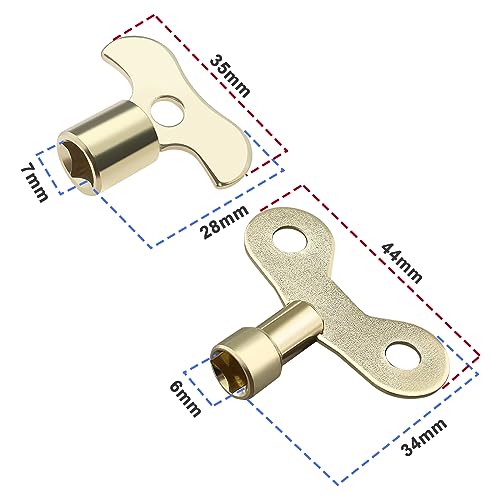 Create idea 4PCS Faucet Key Radiator Valve Key 6mm 7mm Water Tap Knob Switch Multi-Functional for Factory Garden Public Place Home - Image 3