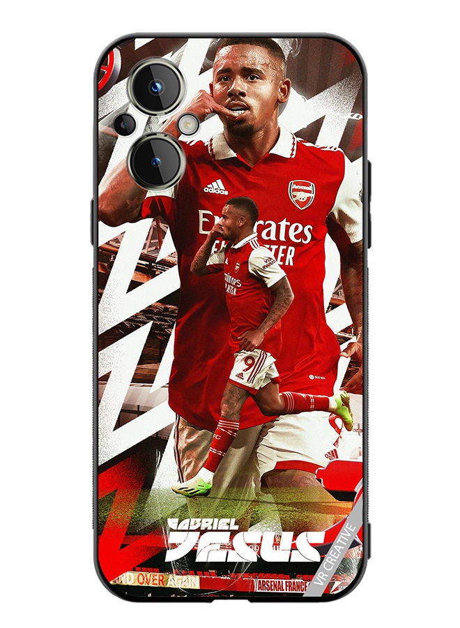 VR CREATIVE Protective Case Cover For OnePlus Nord N20 5G Gabriel Jesus Design Multicolour - Image 1