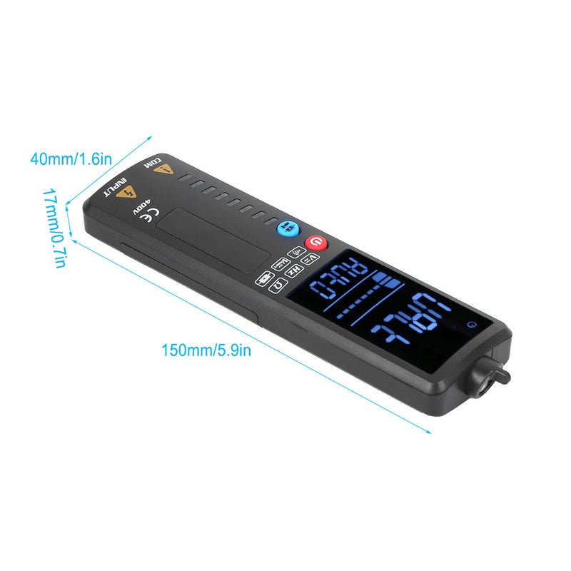 مقياس متعدد الذكاء بوجه عرض رقمي LCD وثنائي الوظيفة وكاشف الجهد ومختبر المقاومة والتردد - Image 2