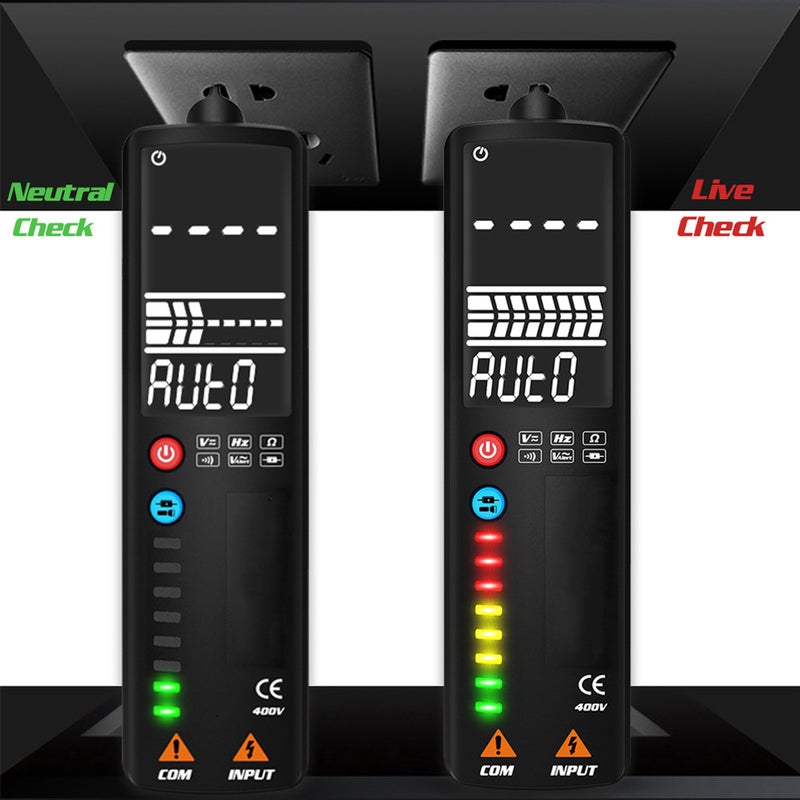 مقياس متعدد الذكاء بوجه عرض رقمي LCD وثنائي الوظيفة وكاشف الجهد ومختبر المقاومة والتردد - Image 5