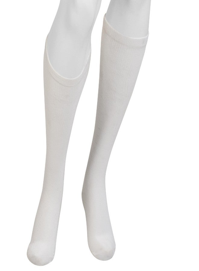 Juzo Power Lite, 2620, Knee-High, 15-20mmHg Compression Socks for Active Lifestyles - Men & Women, Medium, White - Image 1