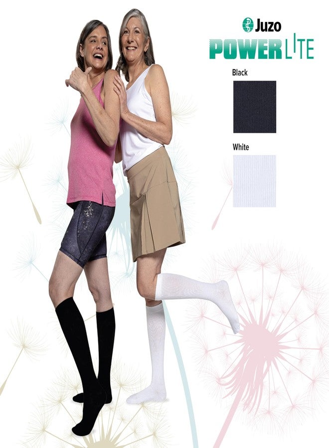 Juzo Power Lite, 2620, Knee-High, 15-20mmHg Compression Socks for Active Lifestyles - Men & Women, Medium, White - Image 4