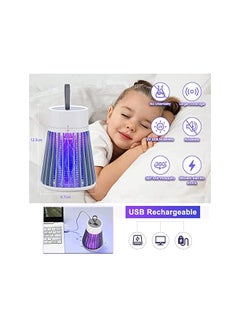 X spring Zapper Portable Electric Mosquito Zapper Indoor Outdoor Rechargeable Mosquito Killer Led Light Up To 6 Hours Of Battery Insect Fly Trap For Home Kitchen Backyard Patio And Camping  - Image 4