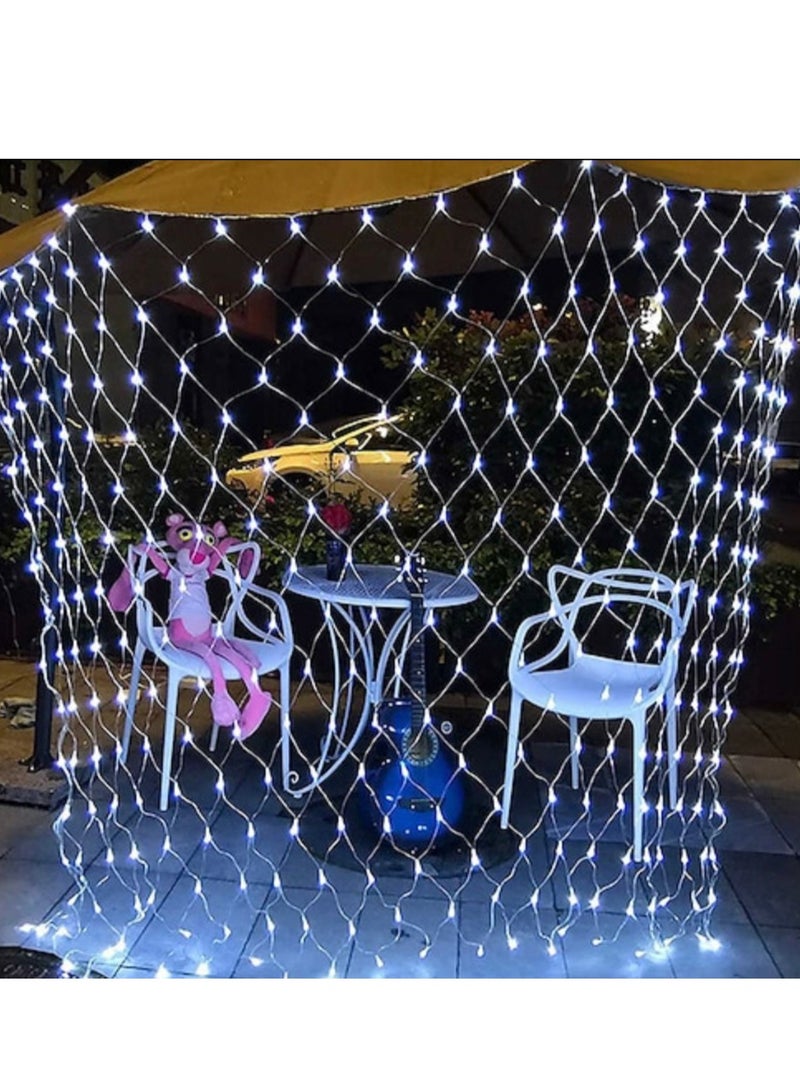 Loquat A decorative white LED lighting grid to illuminate gardens, palm trees, and on the walls of houses - Image 2