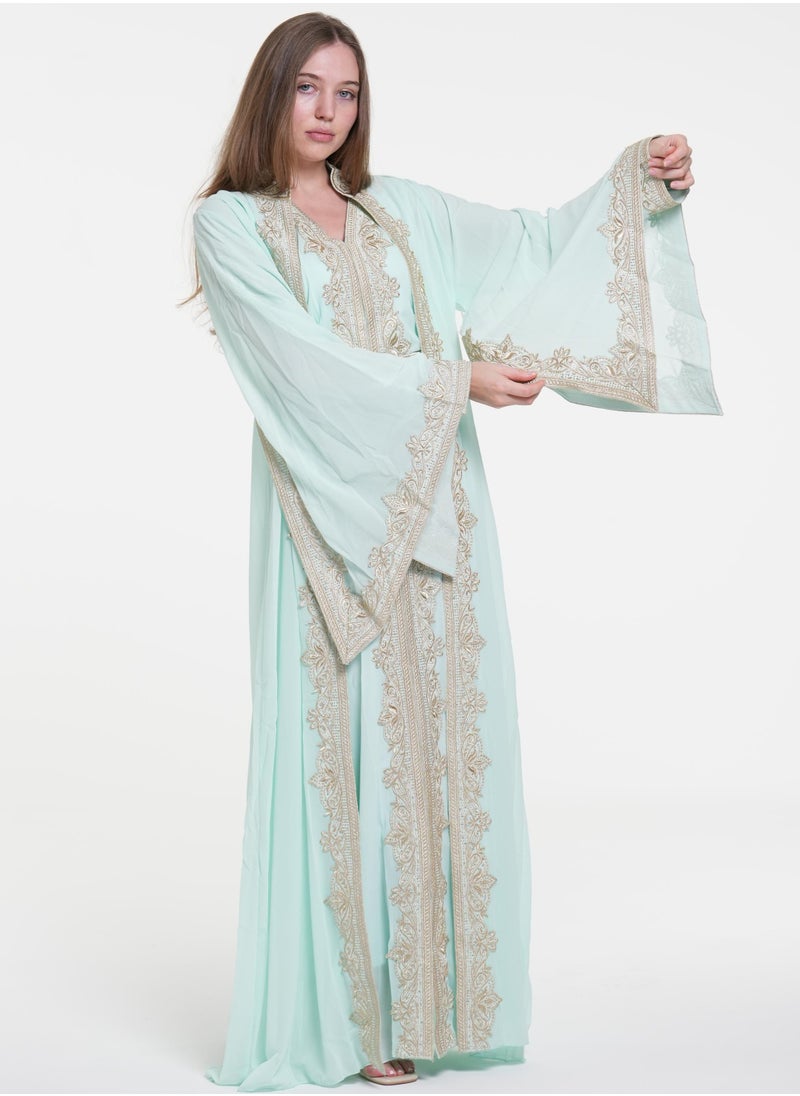 AL BENT AL SHARQIEH women kaftan dress  - Image 1
