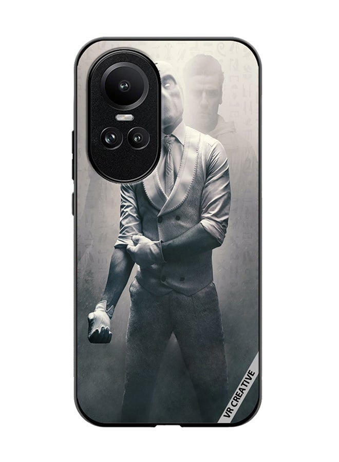 VR CREATIVE Protective Case Cover For Oppo Reno 10 Pro Moon Knight Design Multicolour - Image 1