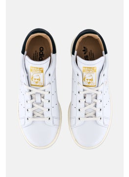 adidas Originals Kids Boy Stan Smith Lux Lace Up Outdoor Shoes, White  - Image 3