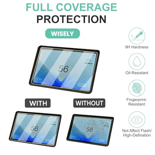 Wisely Pack 2 - Premium Screen Guard for Ather Rizta EV Scooter (7-inch) - Touch Display Digital Meter Protector - HD Clear, Full Cover - Easy Installation Kit - Speedometer Scooty Accessories - Image 4