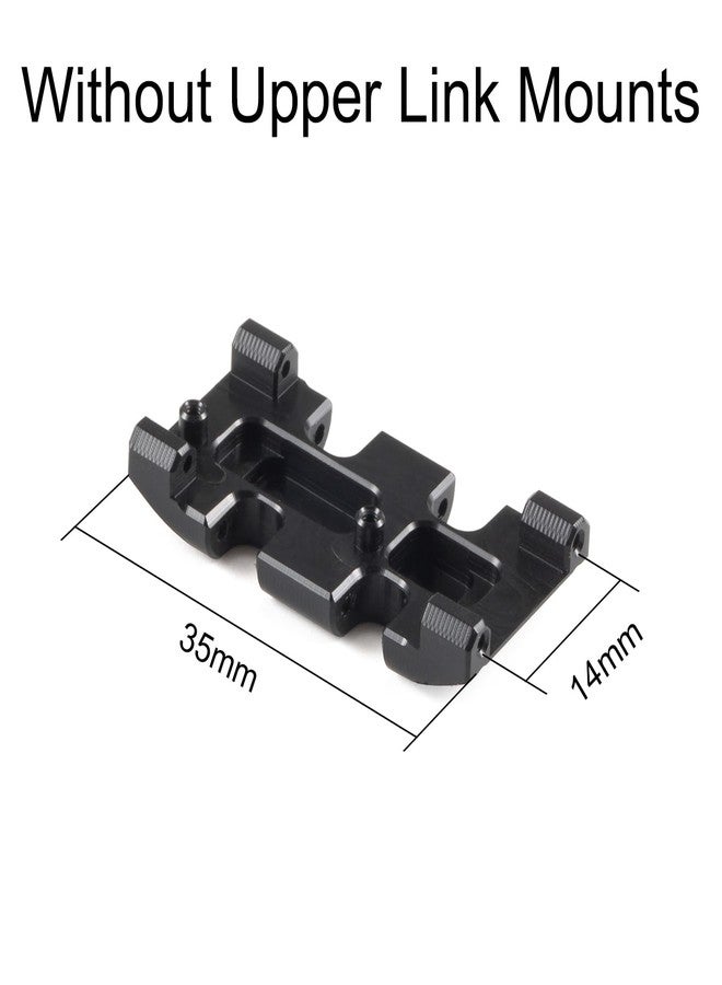 ZMHOBBY Ultralight Aluminum NOD-24 Transmission for SCX24 AX24 Custom Build, 1/24 RC Crawler Competition Gearbox, Low CG Motor Mount, 2.68:1 Ratio (Silver Without Upper Link mounts) - Image 3