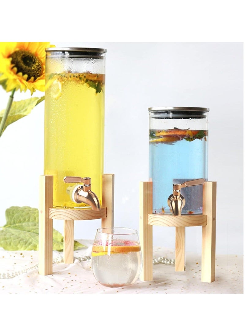 Captaintech 2Pcs Drink Dispenser Spigot, Stainless Steel Spigot for Beverage Dispenser Polished Finished Replacement Metal Faucet Tap - Image 4