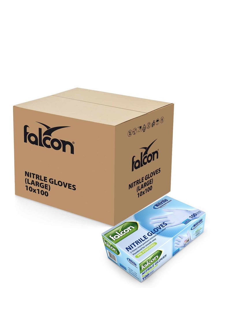FALCON VINYL GLOVES (L)-1000 PC - Image 1
