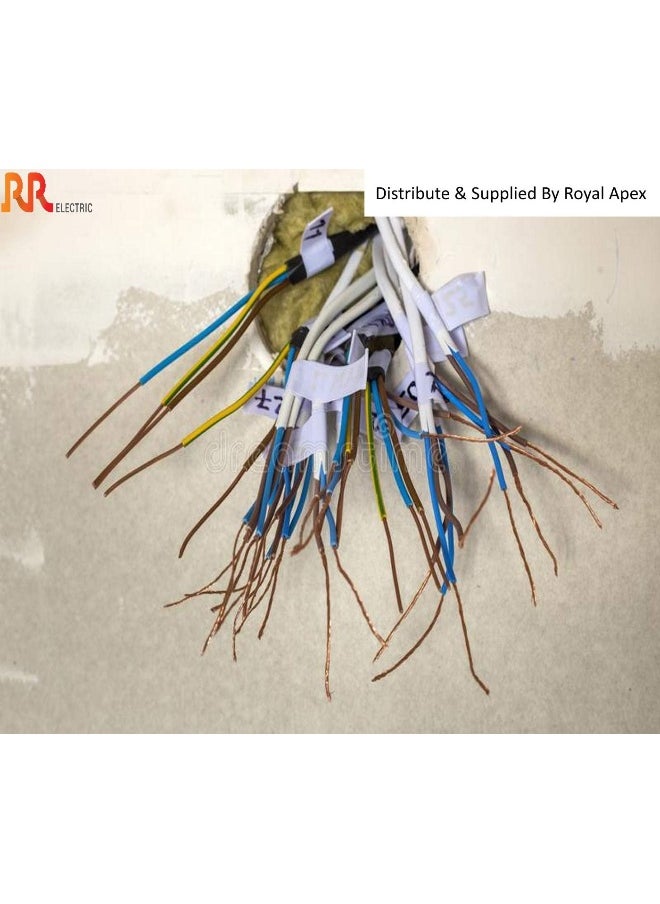 RR - Multi Strand Pure Copper Single Core Flexible Cables | Trirated Electrolytic Conductor Up To 105C Fire Resist Electric Panel Wire | Bs6231 Iso9001 Ce Compliant 100Y(90M) Roll (1.5Mm, Black) - Image 1