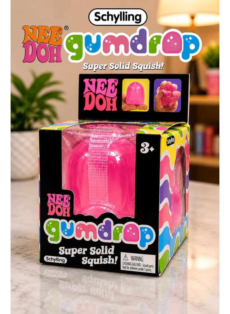 Schylling NeeDoh Gumdrop Squishy Stress Ball – Super Soft Sensory Fidget Toy for Kids, Teens & Adults - Image 1