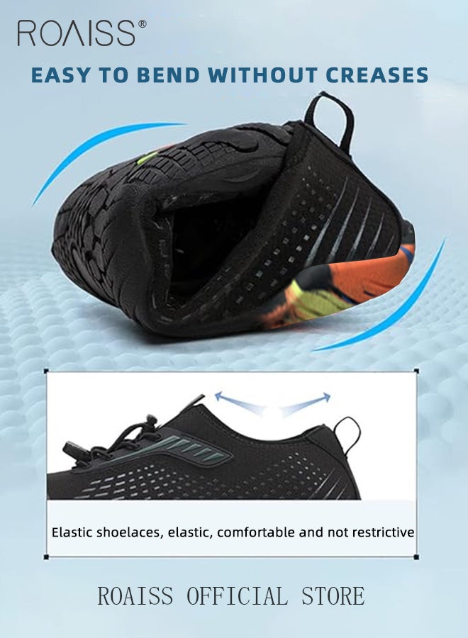 roaiss Swimming Beach Shoes for Men Stylish Barefoot Water Shoes Men's Lightweight Non Slip Breathable Outdoor Quick Dry Shoes for Snorkeling Surfing Kayaking Beach Walking Yoga  - Image 5
