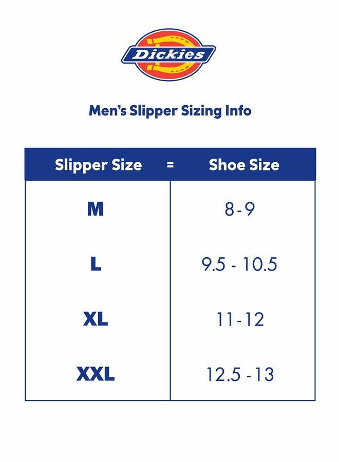Dickies Men's Perforated Closed Back Memory Foam Slippers - Indoor/Outdoor Sole, Machine Washable, Olive, Medium - Image 2