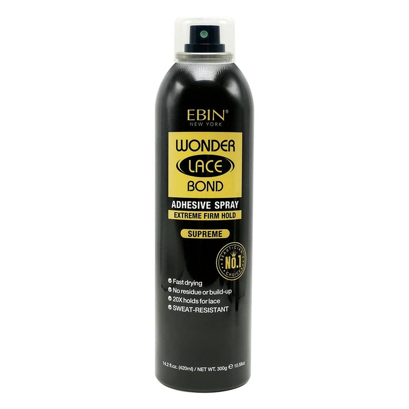 EBIN NEW YORK Wonder Lace Bond Adhesive Spray (Supreme Hold, 14.2oz/ 400ml) - Image 1