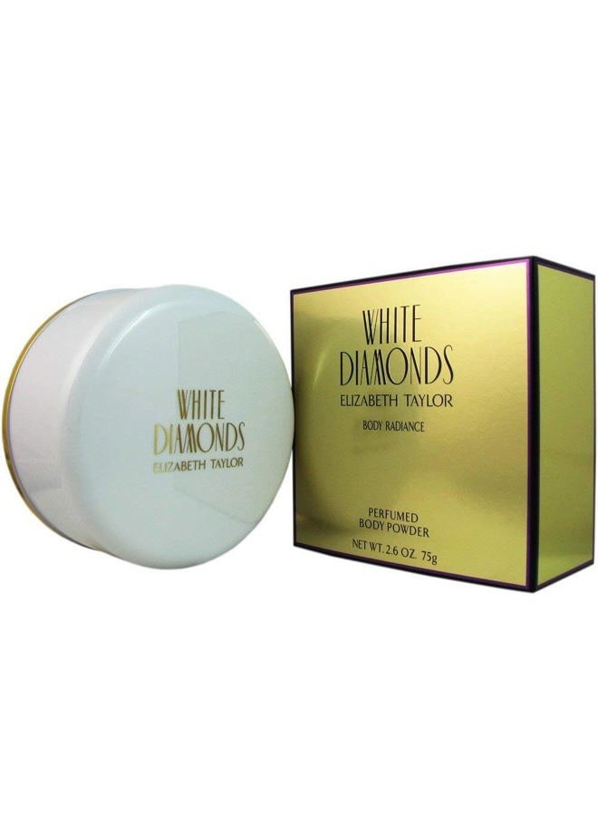 Elizabeth Taylor Body Powder for Women by Elizabeth Taylor, White Diamonds, Fragrance with Body Puff, 2.6 Oz - Image 1