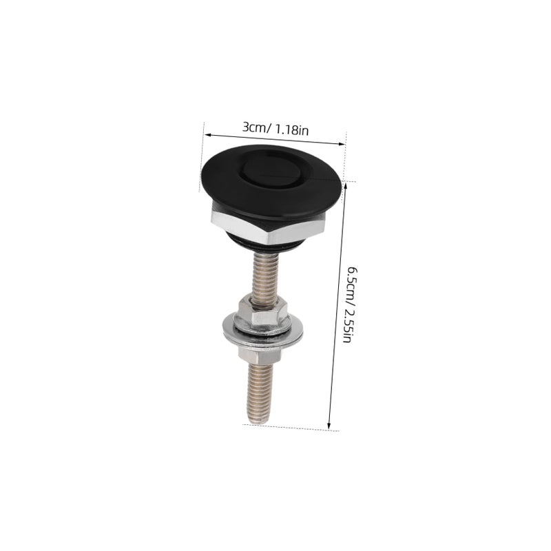8Pcs Quick Release Hood Pin Lock Kit for Enhanced Bonnet Security and Durable Fastening - Image 3