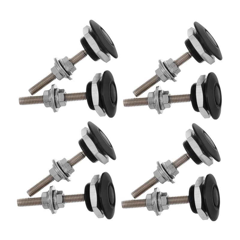 8Pcs Quick Release Hood Pin Lock Kit for Enhanced Bonnet Security and Durable Fastening - Image 1