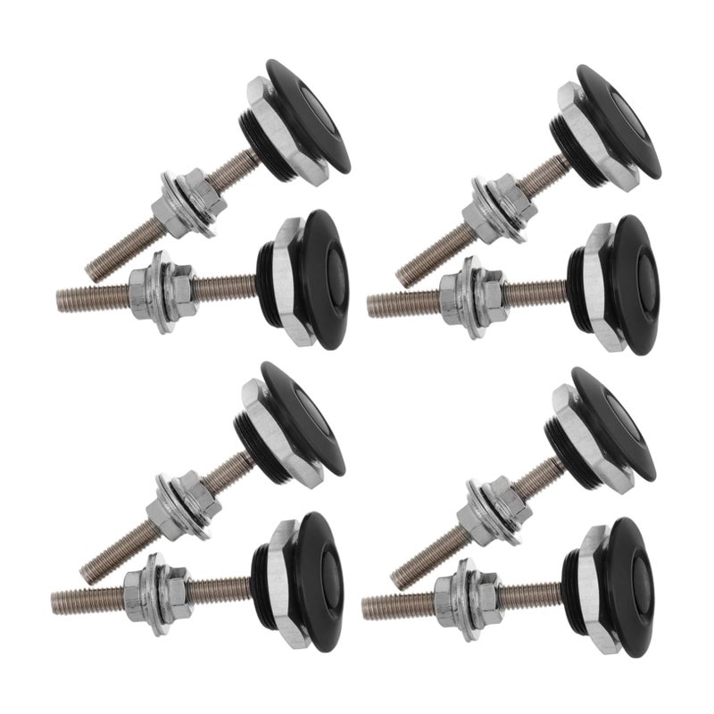 8Pcs Quick Release Hood Pin Lock Kit for Enhanced Bonnet Security and Durable Fastening - Image 2
